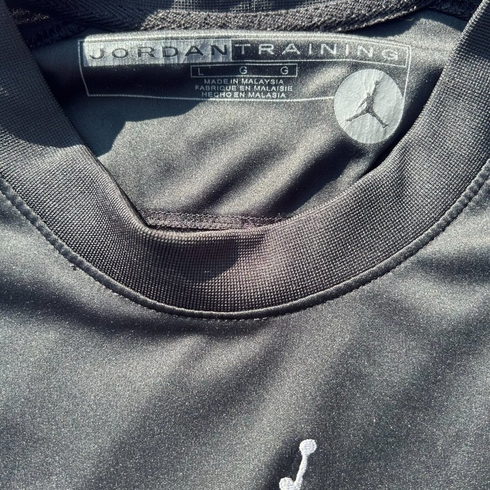 Mens Air Jordan Long Sleeve Training Shirt Top Large Like New - Picture 5 of 7